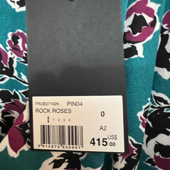 The Kooples Silk Floral Wrap Dress - Picture 5 of 6